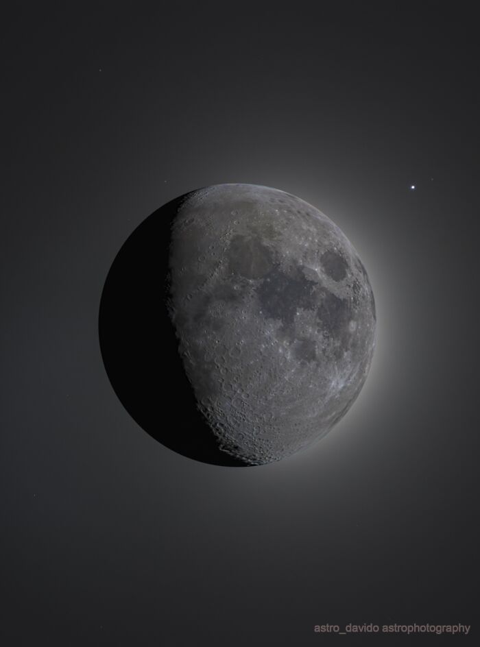 Moon at 67% With Regulus: Space’s Nightlight