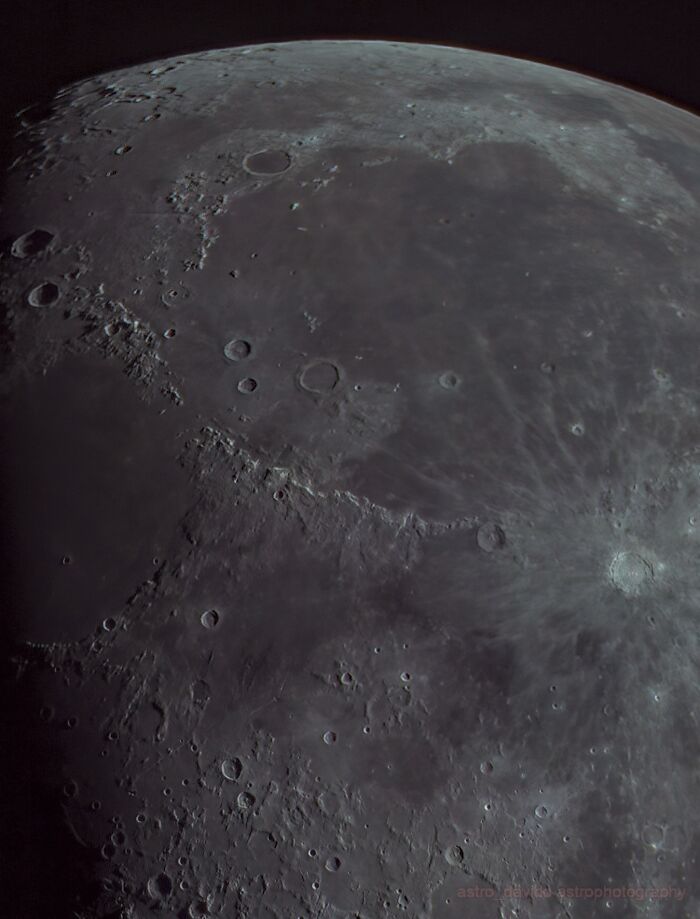 Moon: Classic Craters & Glow