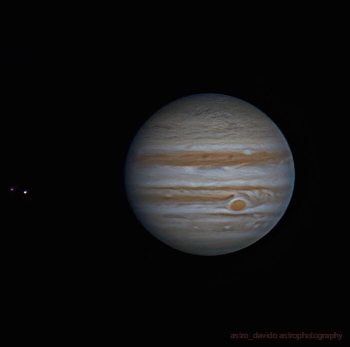 Jupiter with Io & Europa: Planet and Its Squad