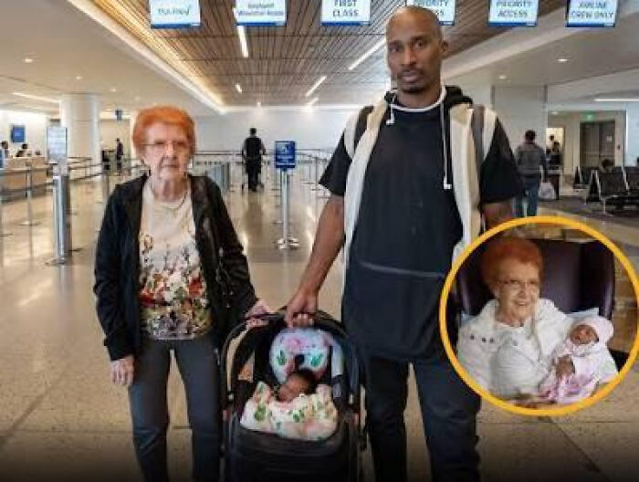 Airport VIP? Nah, Just a Hero Volunteer Who Took in a New Dad and His Brand New Baby