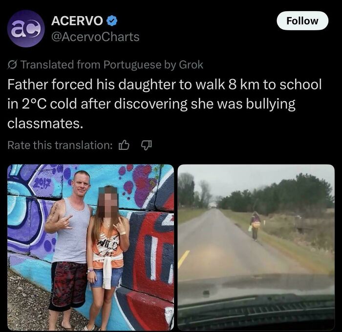 Forcing Your Daughter to Brave a Blizzard Because She Was a Bully: Good Parenting or Too Harsh?