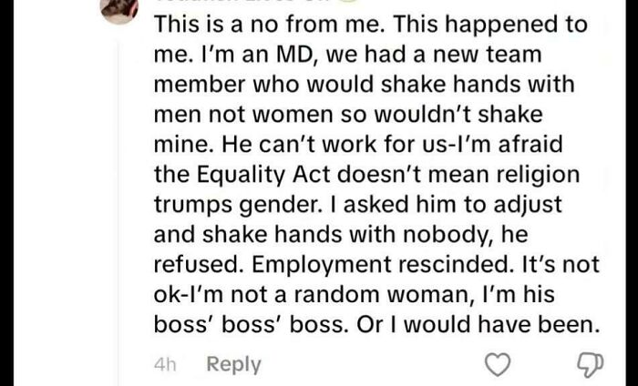 Getting Someone Fired for Not ‘Touching Your Gender’: Mean or Fair?
