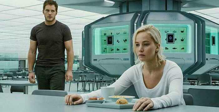 Waking Someone Up 88 Years Early and Stranding Them on a Ship Forever: Evil or Just Showbiz?