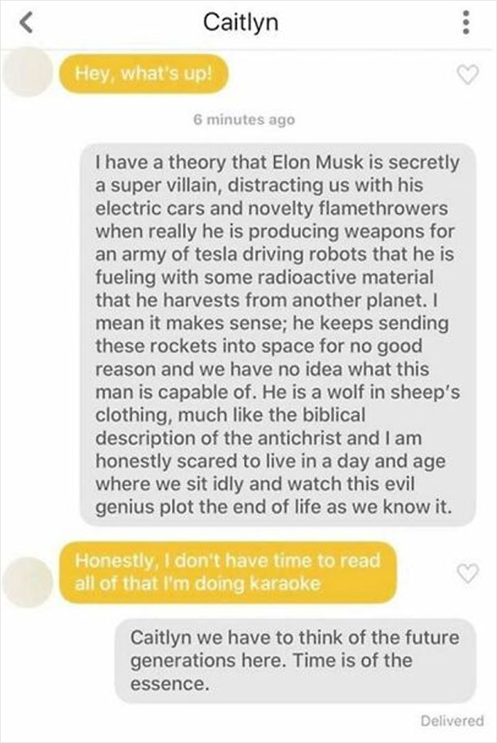 Let's Dive Into 49 Dating Texts That Are So Cringe, They're Actually Hilarious