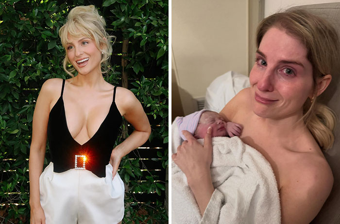 Meghan Trainor Got Called Out For A Too-Perfect Newborn Pic