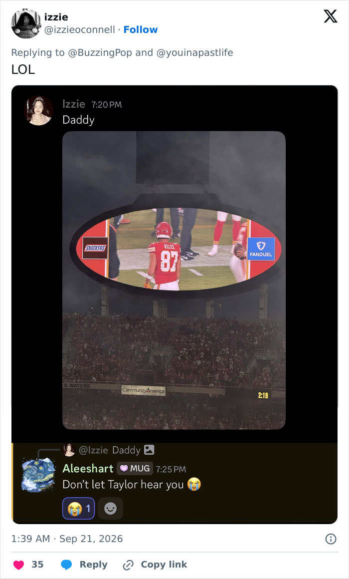 Taylor Swift’s Touchdown Celebration Turned into Meme Gold!