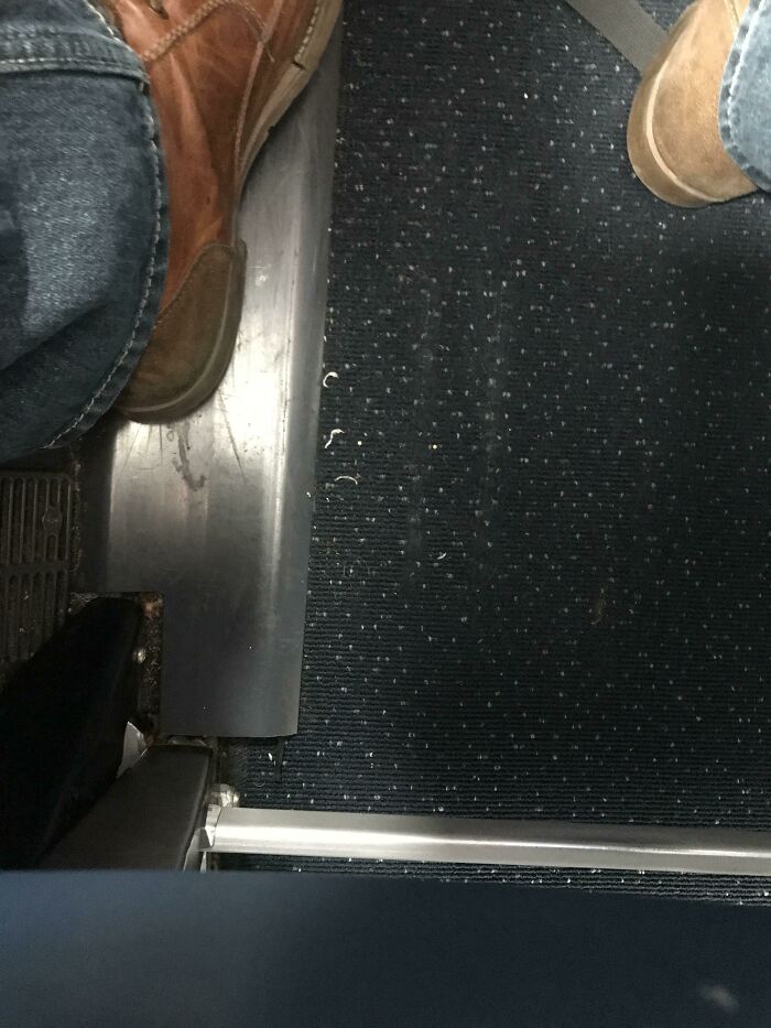 Cutting Fingernails? Mid-Flight. Really?