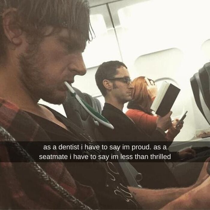 Classic Airplane Passenger Chaos