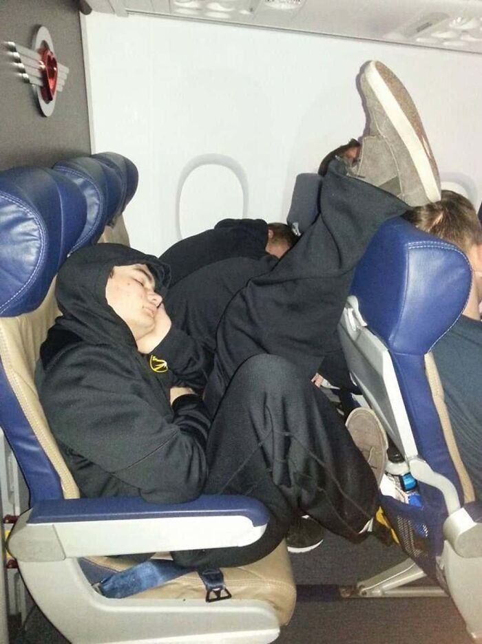 Looks Comfy, But Did Anyone Actually Sleep?