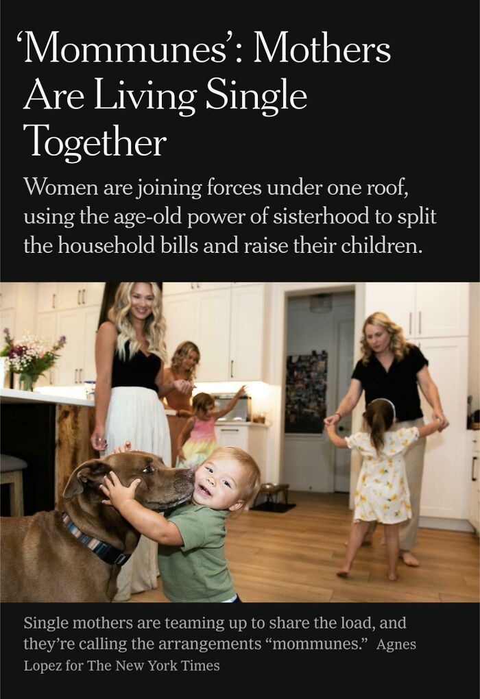Glorifying sky-high rent AND single moms needing roommates. Odd combo.