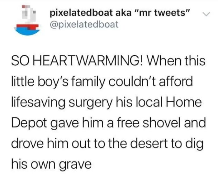 If only this were funnier than sad… but alas.