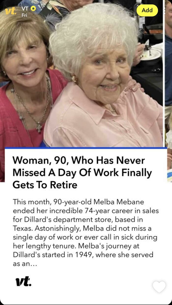 Now she can enjoy life as her body struggles. A bittersweet moment.