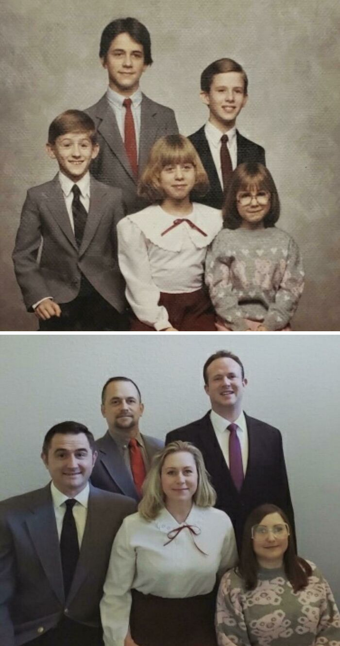 Sibling Squad's 50th Anniversary Gift Recreated: 1985 vs 2019