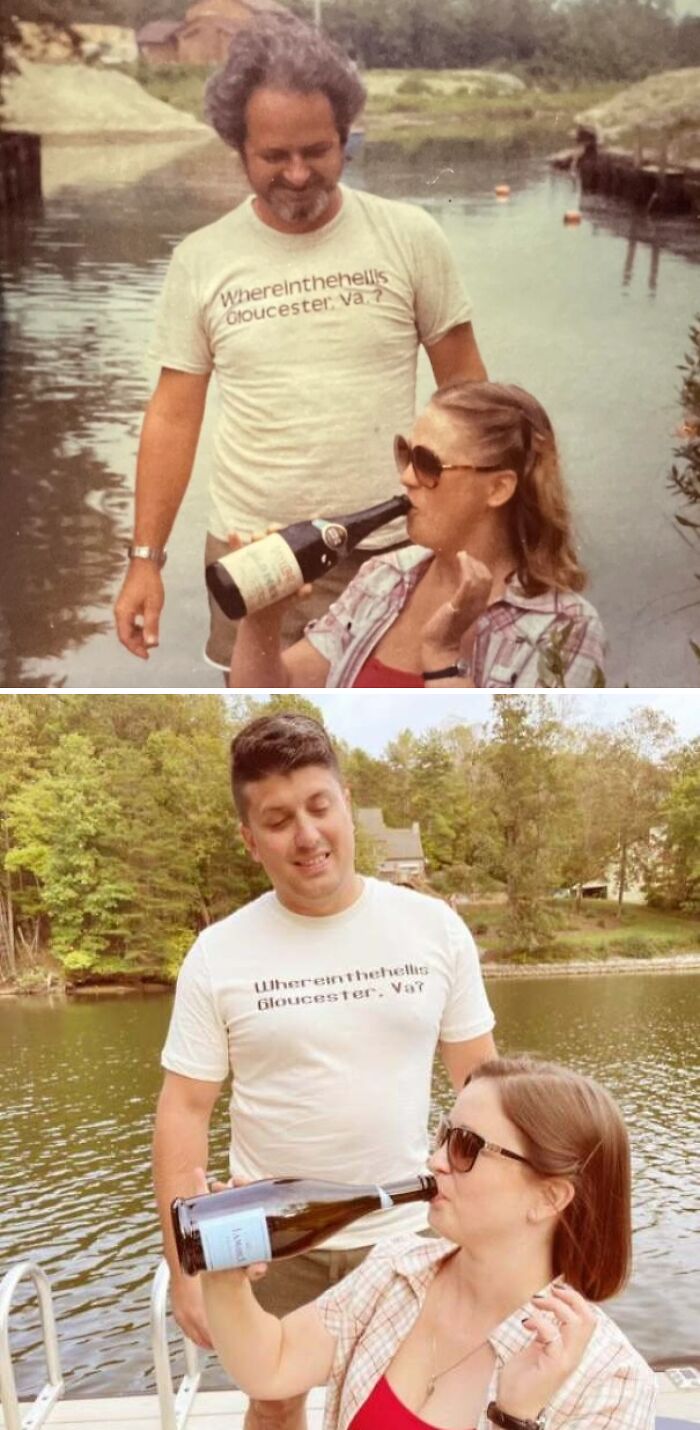 Dad & Late Mom's Favorite Pic Recreated — Weekend Fun