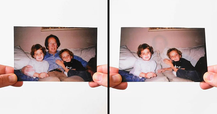 Wait, He Actually Removed His Dad From All His Childhood Photos?!