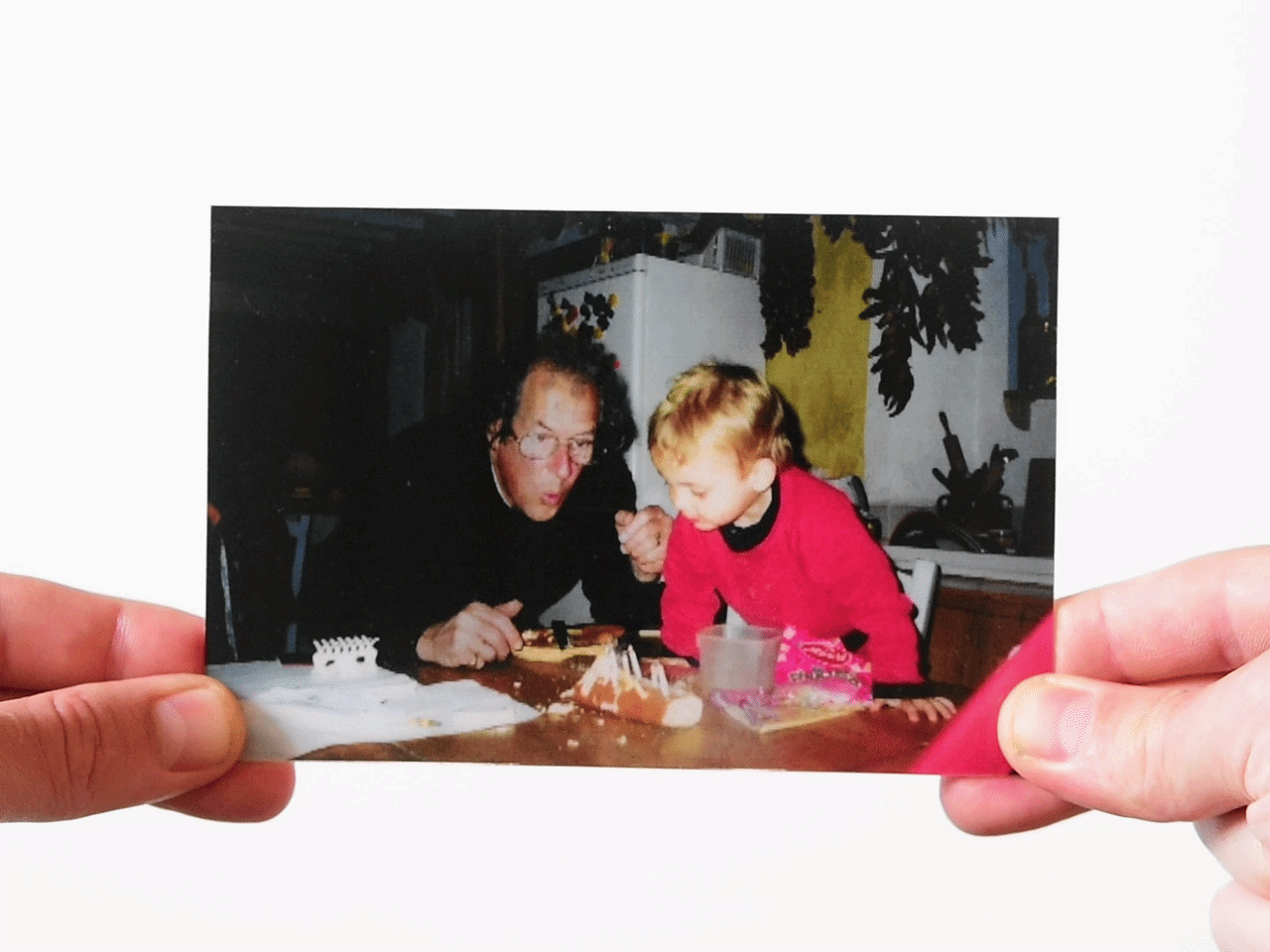 Wait, He Actually Removed His Dad From All His Childhood Photos?!