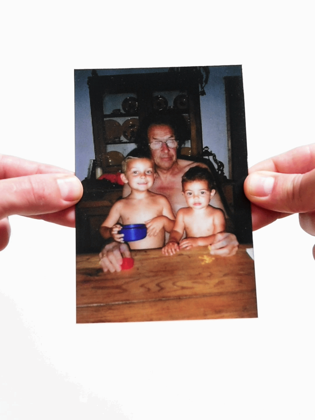 Wait, He Actually Removed His Dad From All His Childhood Photos?!