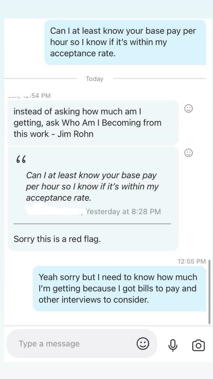 Wait… Is It Normal To Dodge Pay Talks? Asking For A Friend