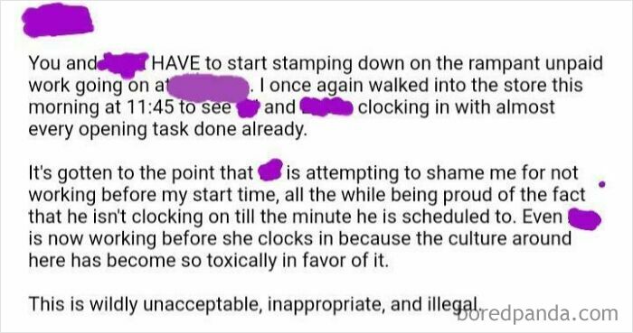 Fired For Sending An Email About Labor Law Violations. Bold Move.