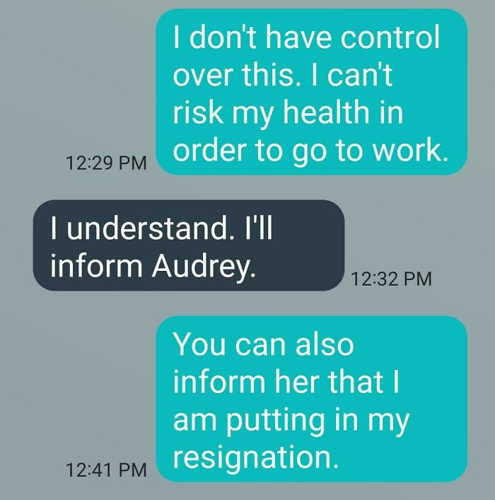 Hospitalized But Boss Offers Zero Sympathy. Classic.