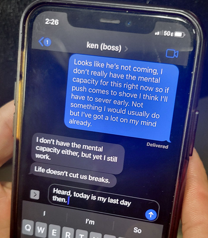 My Coworker’s Text To Our Boss Is Basically A Mic Drop