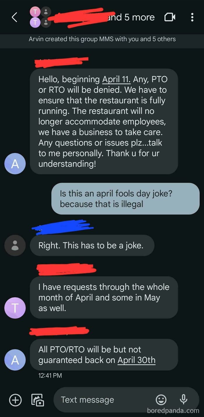 Thought It Was An April Fools Joke, But Nope. It Was Just My Boss