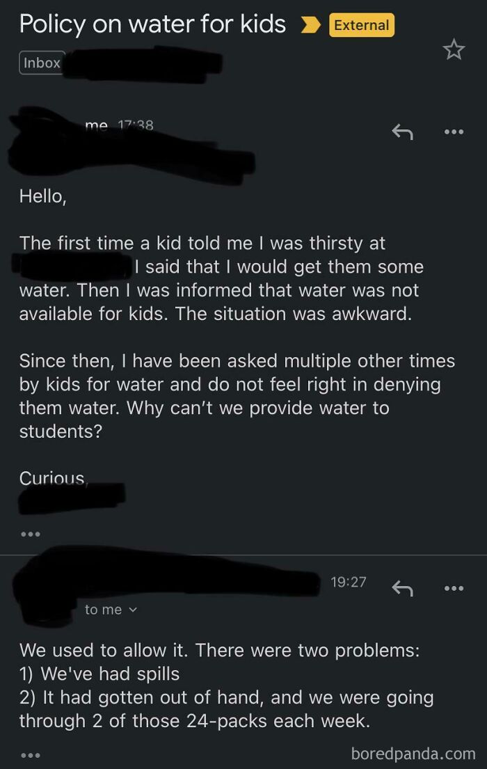 No Water For The Kids? Yeah, I Quit Today.