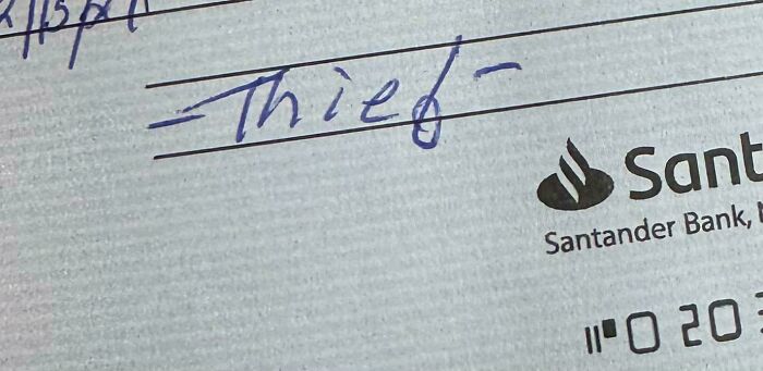 Boss Wrote "Thief" On My Paycheck. Yep, That Happened.
