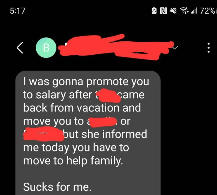 Care For Dad After Stroke, Give 1-Week Notice, Get This Text From Owner