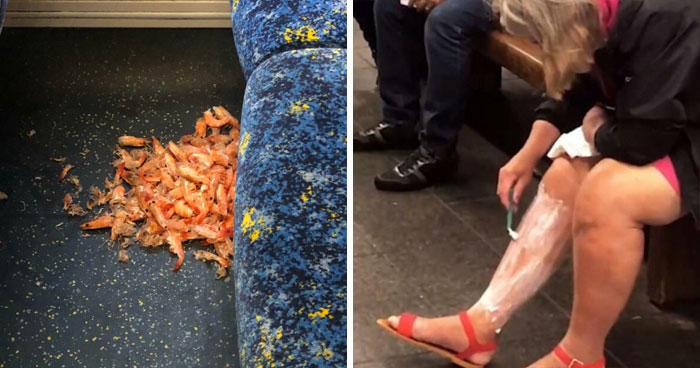 Wait, People Really Do This On Public Transit?!