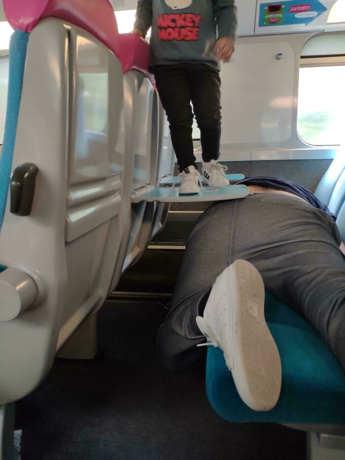 Trying for a Calm Train Ride... Nope.