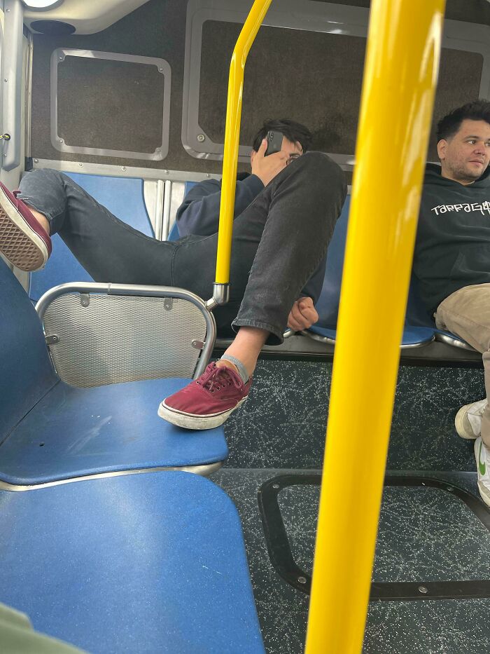 Feet Up on Seats? Really?