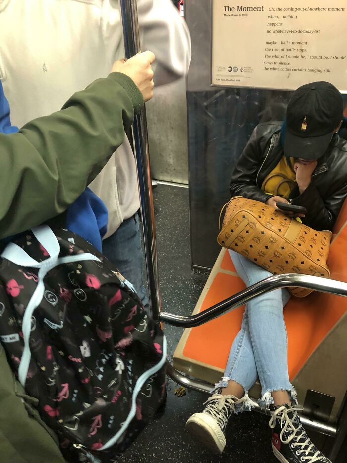 People Who Take Up The Whole Train Seat Like It’s Their Couch