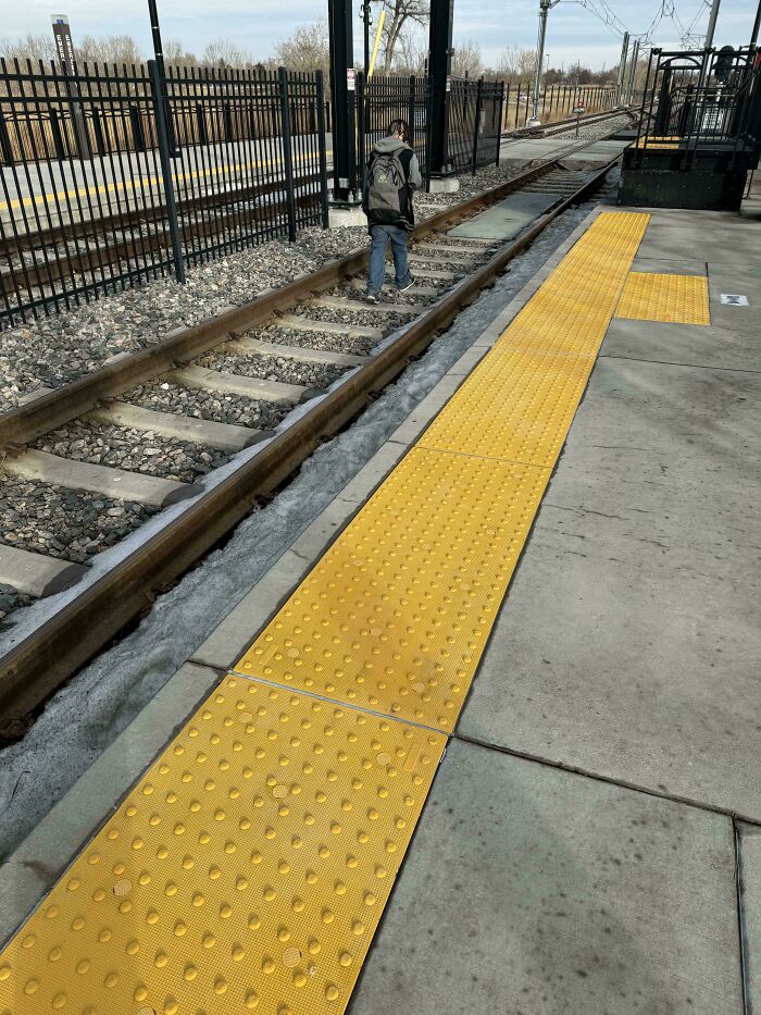 Idiots Blocking Doors as Train Pulls In