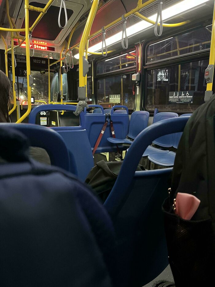Bus Is Empty but Someone Sits Right Next to Me?