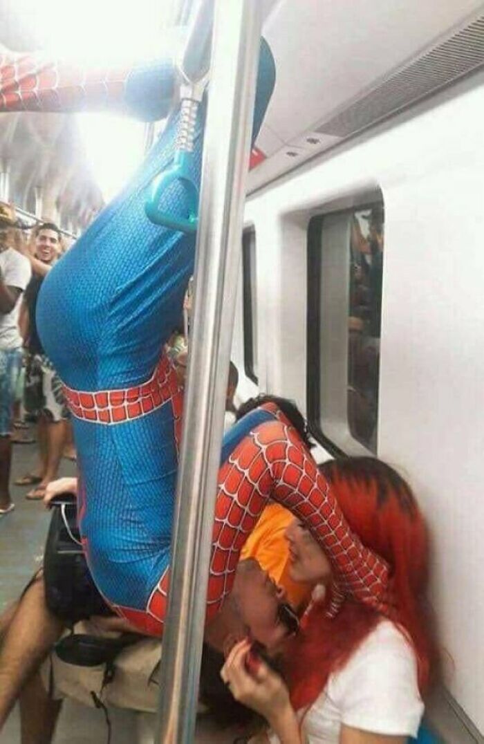 Subway Spiderman: Not Your Average Commute