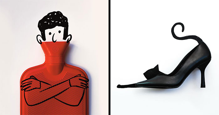 39 Everyday Objects That Totally Transformed Into Playful Pics by Romain Joly