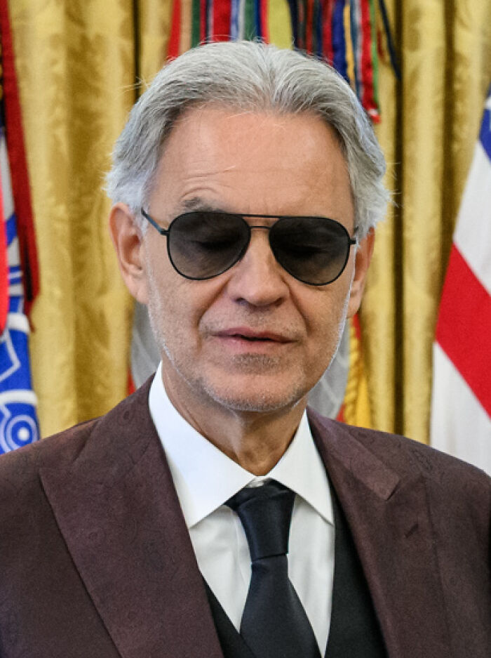 Arena-Swaying Singer Andrea Bocelli, 68