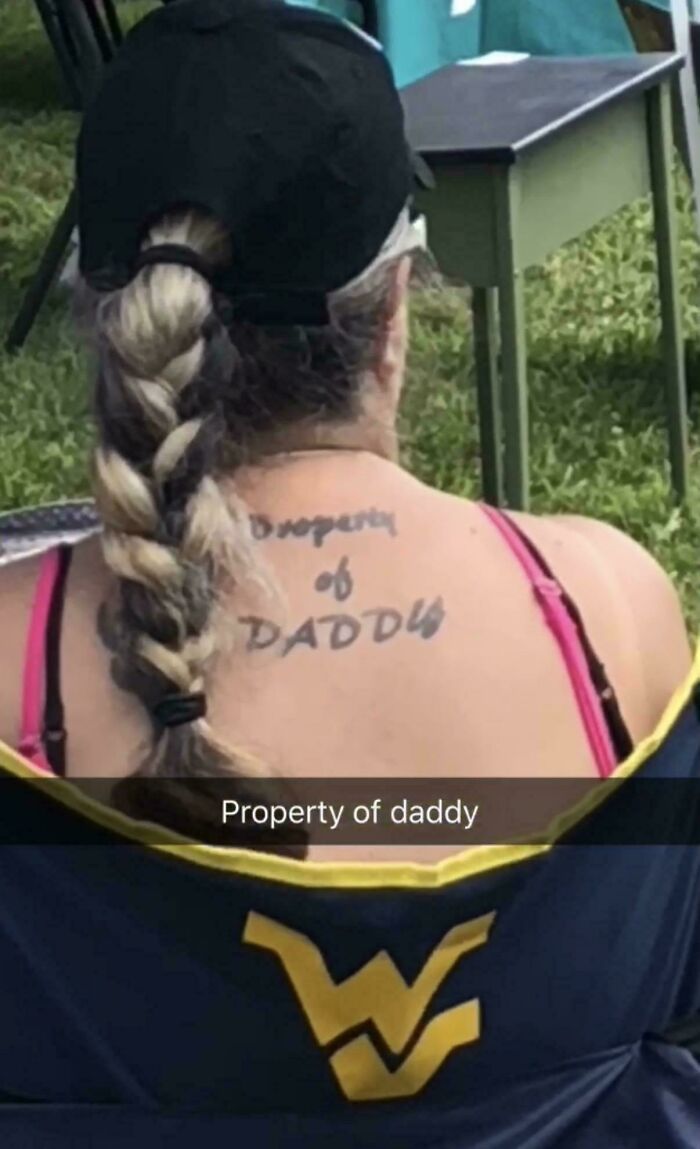 Property Of Daddy. No, Really.