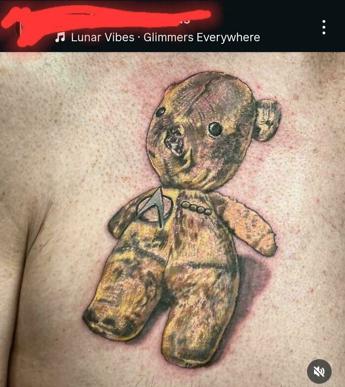 Reminds Me Of That Chicken Skin Bear Thing