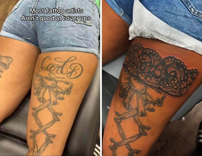 Texas 'Tattoo Artist' Brags About His Cover-Up Skills... Uh Oh
