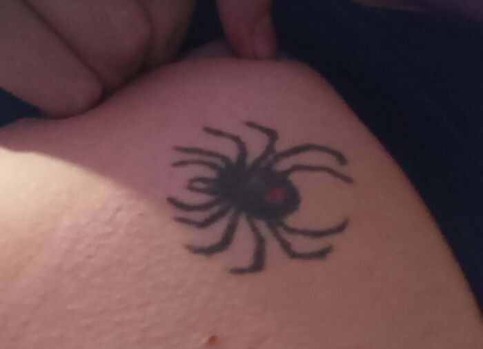 Let A Friend In Training Tattoo Me, Still Laughing!