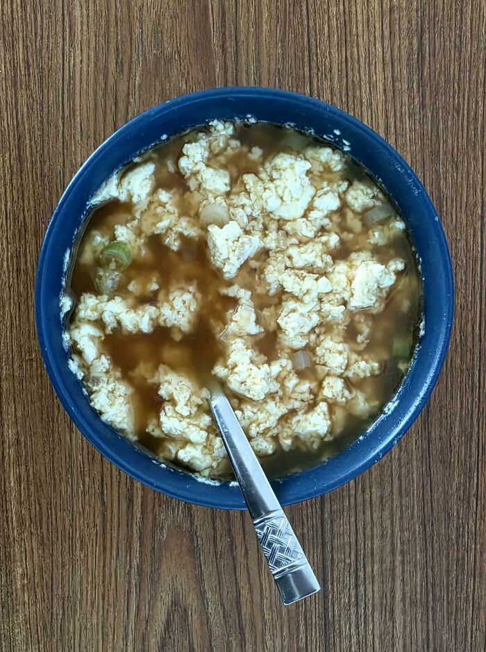 Egg Drop Soup Turned Scrambled Egg Soup: Oops?