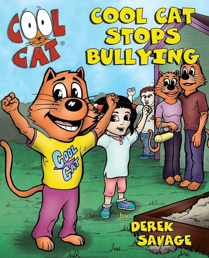 Cool Cat Stops Bullying — But What’s With the Cover?