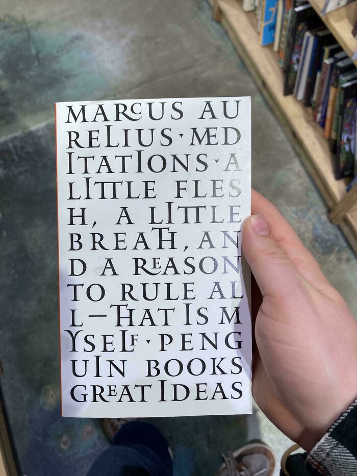 Meditations by Marcus Aurelius — The Very Definition of 'Why This Cover?'
