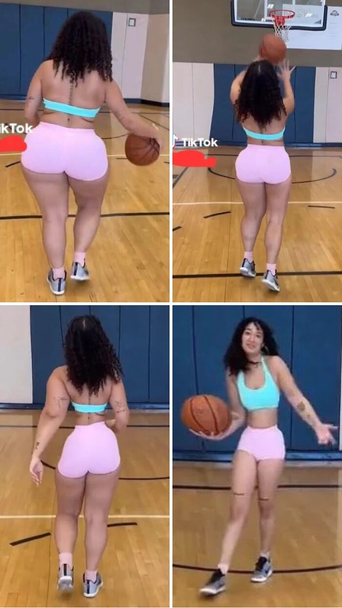 Warping Her Way Straight to the Basket?