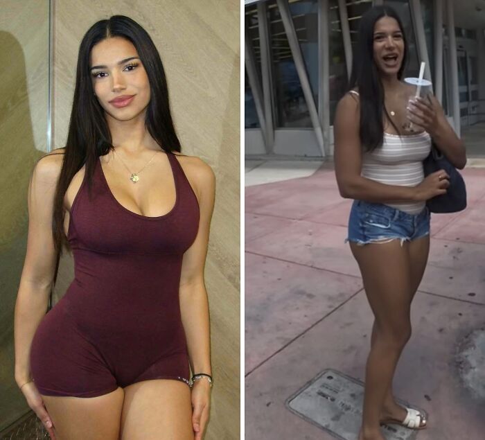 Influencer Literally Caught on Video Editing Her Pics Live
