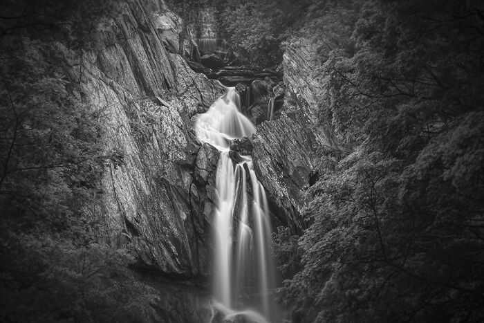 Mystical Waterfalls in the Mist