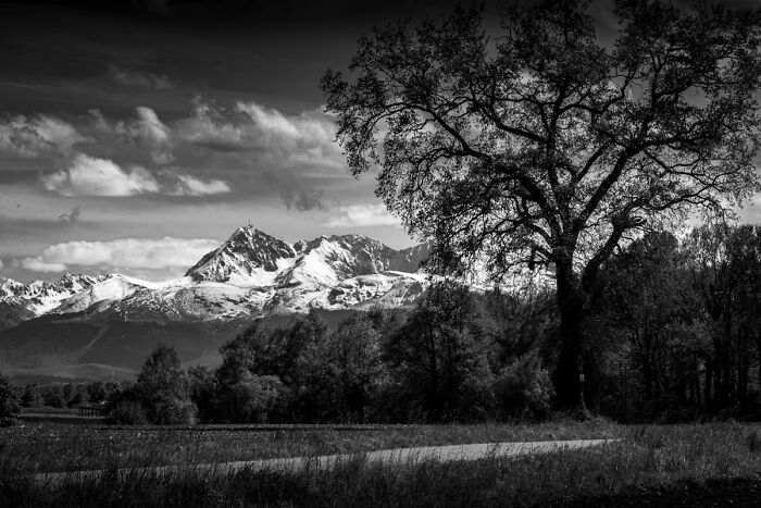 French Pyrenees with a Nod to Ansel Adams
