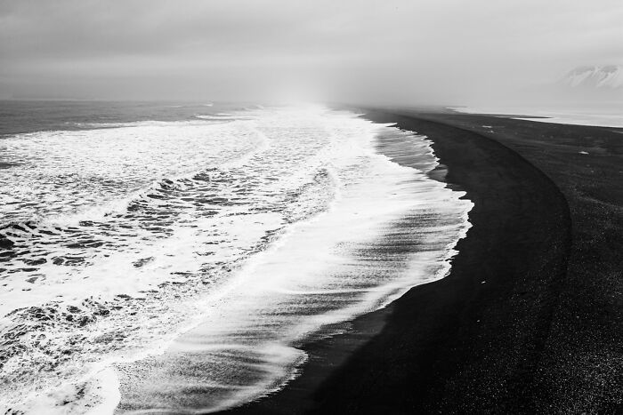 Fog & Foam at Eystrahorn